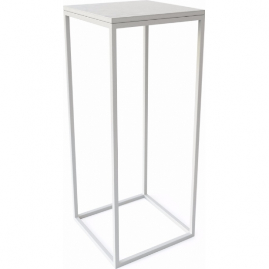 Фуршетный стол WW белого цвета в аренду