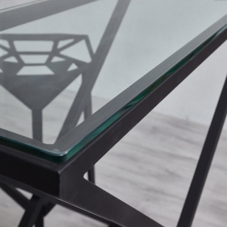 Фуршетный стол X-Loft Black Glass черного цвета в аренду