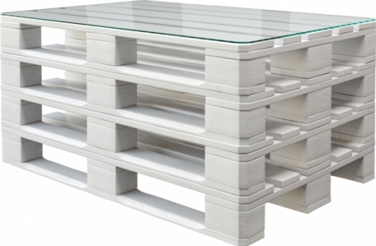 Стол Pallet White в аренду