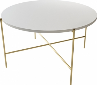 Round White&Gold