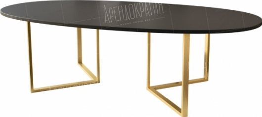 Банкетный стол Affari Black & Gold в аренду