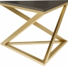 Журнальный стол Triangle Gold Black в аренду