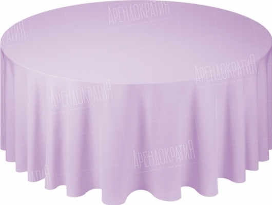Скатерть круглая Pantone 257 U в аренду