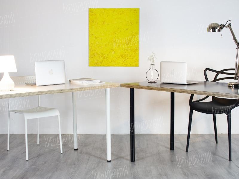 Стол Mid White & Black в интерьере