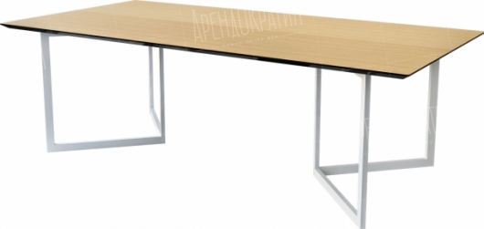 Банкетный стол Motus Wood White в аренду