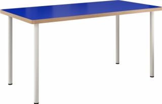 Mid Blue & White