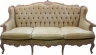 Трехместный диван Золотистый БЕЖ в аренду