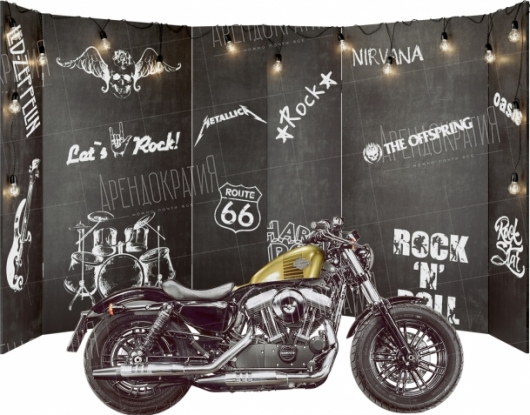 Фотозона с мотоциклом Harley Sportster 48 ABS в аренду