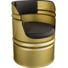 Кресло Barrel Gold в аренду