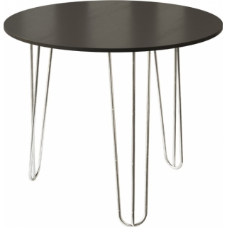 Amsterdam Round Black Chrome