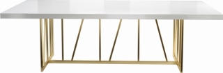 Slash White & Gold