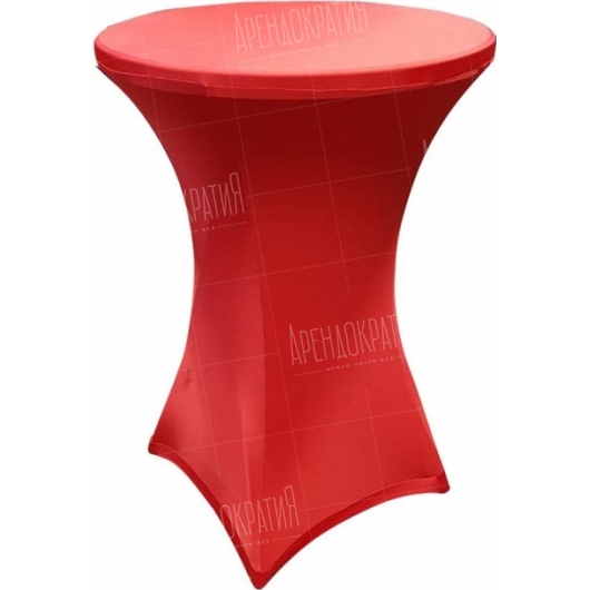 Фуршетный стол со скатертью Red в аренду