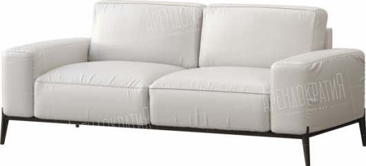 Двухместный диван Aurora White в аренду