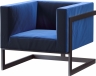 Кресло Andrian Blue&Graphite в аренду