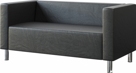 Двухместный диван Compact Black в аренду