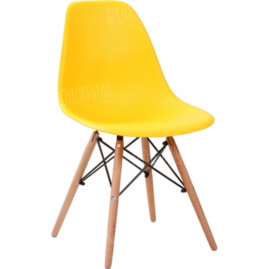 Стул Eames Style Yellow в аренду